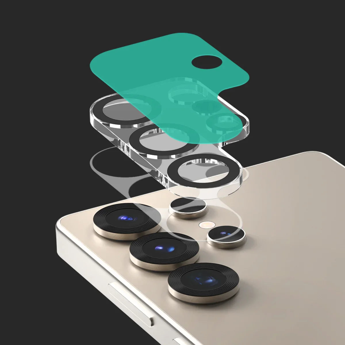 Araree Samsung S25 Ultra C-Subcore Full Camera Protector - Clear - Tashqila