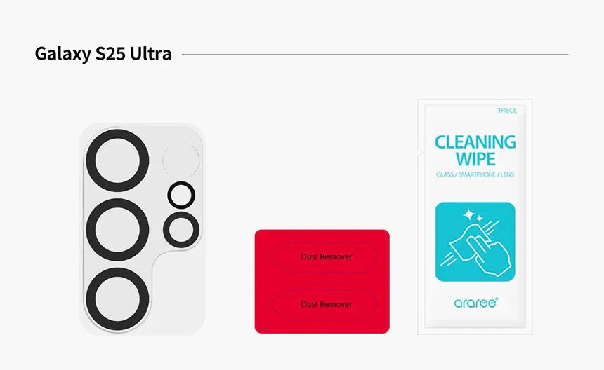 Araree Samsung S25 Ultra C-Subcore Full Camera Protector - Clear - Tashqila