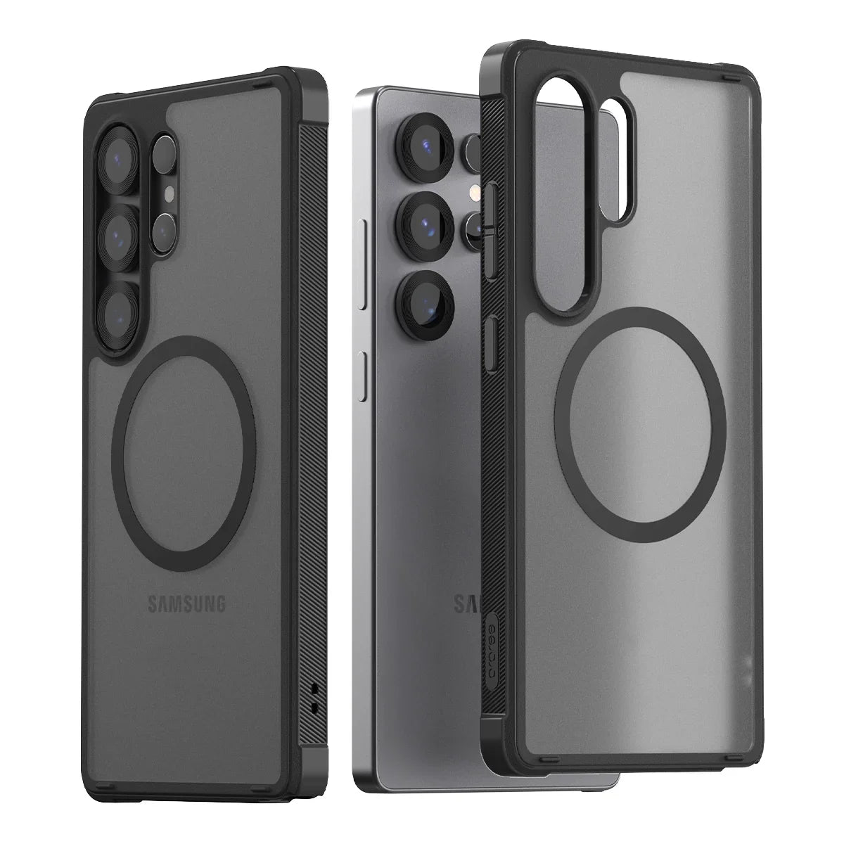 Araree Samsung S25 Ultra Duple Armor Magsafe Case - Black - Tashqila