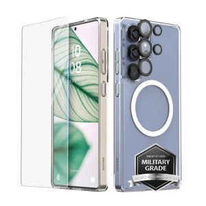 Araree Samsung S25 Ultra Magsafe Duple 3 In 1 Bundle Pack - Clear - Tashqila