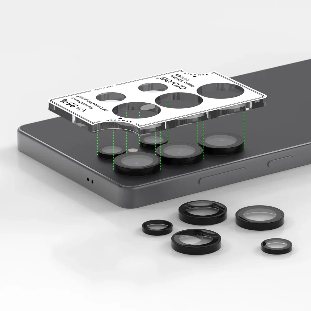 Araree Samsung S25 Ultra Metal Ring Camera Lens - Clear - Tashqila