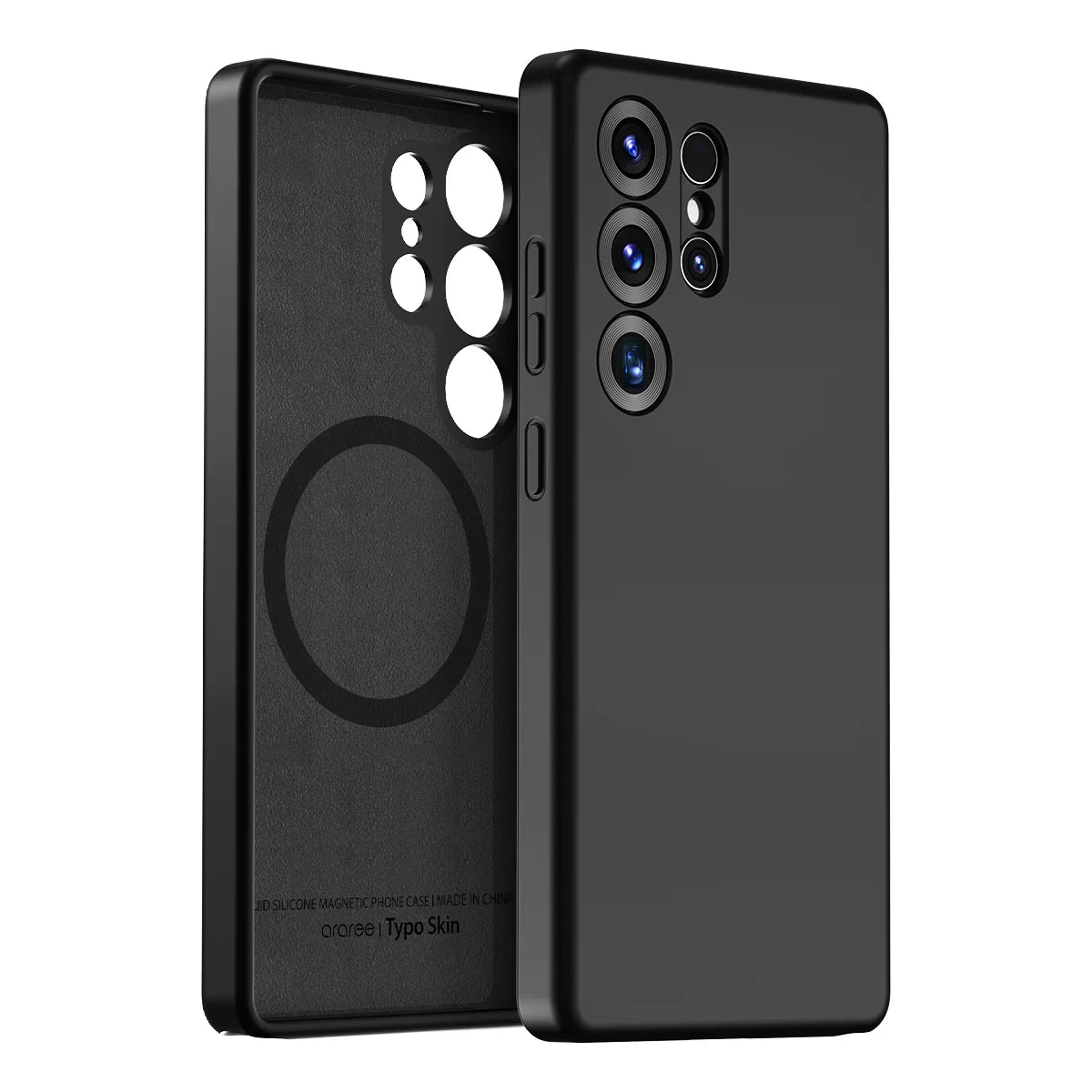 Araree Samsung S25 Ultra Typo Skin Magsafe Case - Black - Tashqila