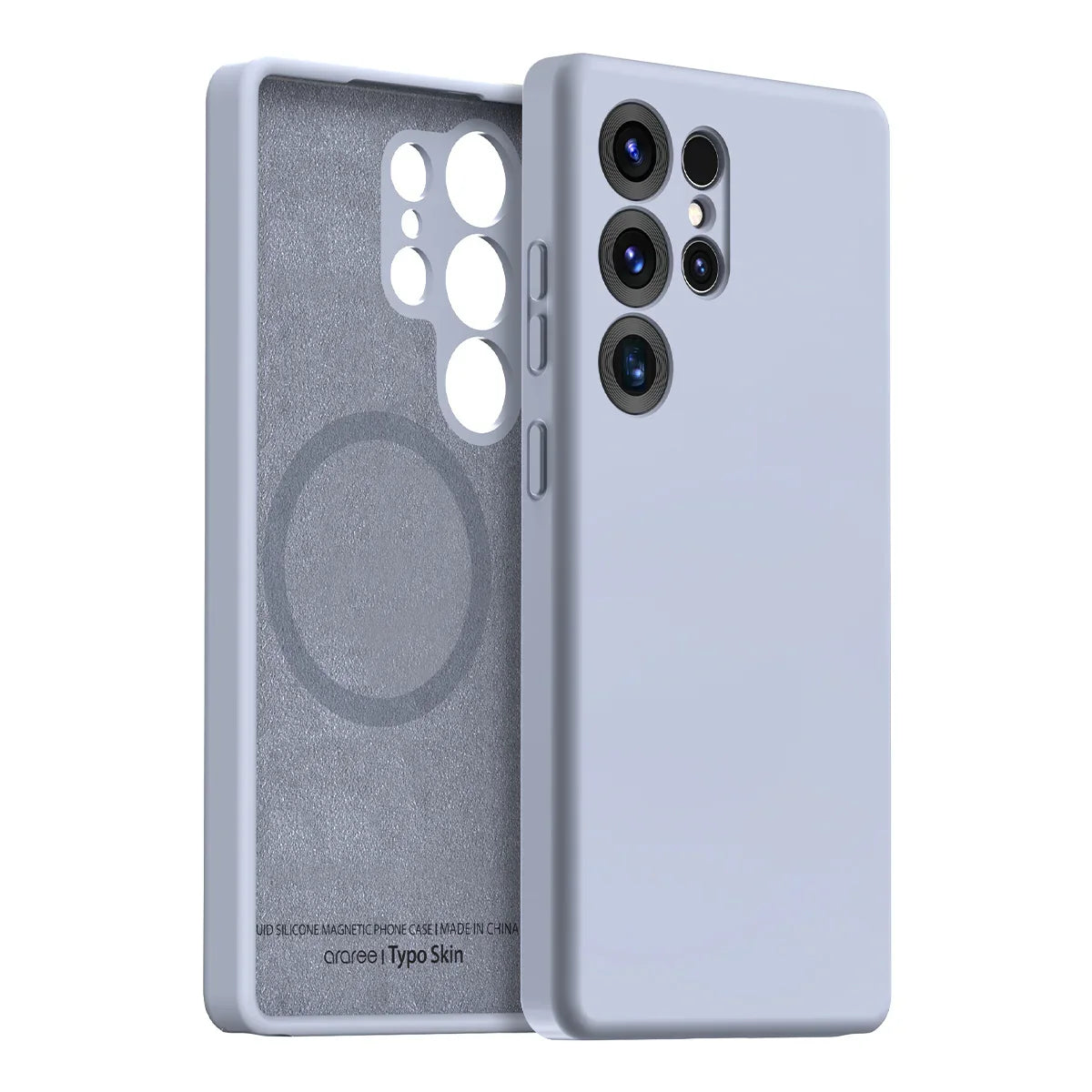 Araree Samsung S25 Ultra Typo Skin Magsafe Case - Stone Blue - Tashqila