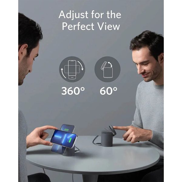 Anker 623 Magnetic Wireless Charger (Maggo) -Black - Tashqila