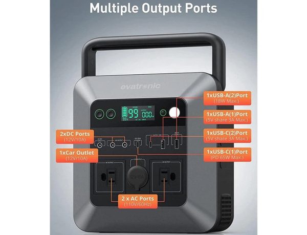 Ravpower 600W Power Station - Black - Tashqila