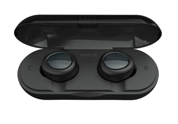 iWalk Smart True Wireless Stereo Earbuds - Black - Tashqila