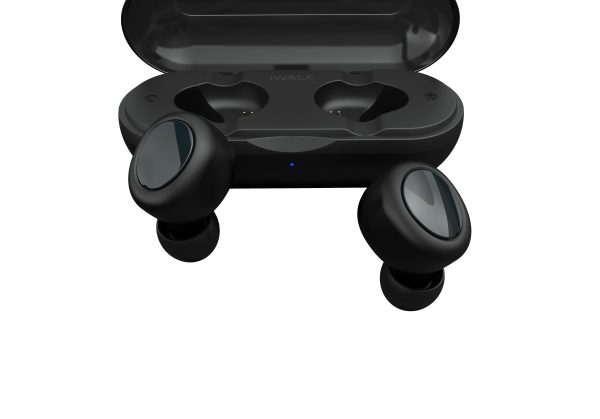 iWalk Smart True Wireless Stereo Earbuds - Black - Tashqila