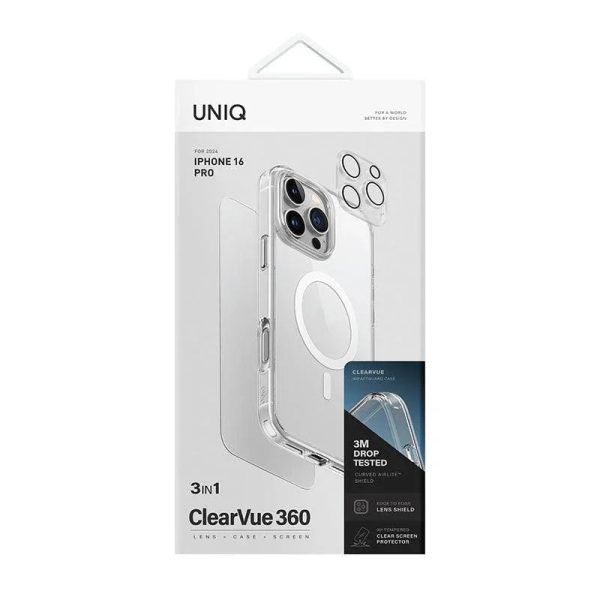 iPhone 16 Pro Max Uniq Hybrid 360 Essential - Clear - Tashqila