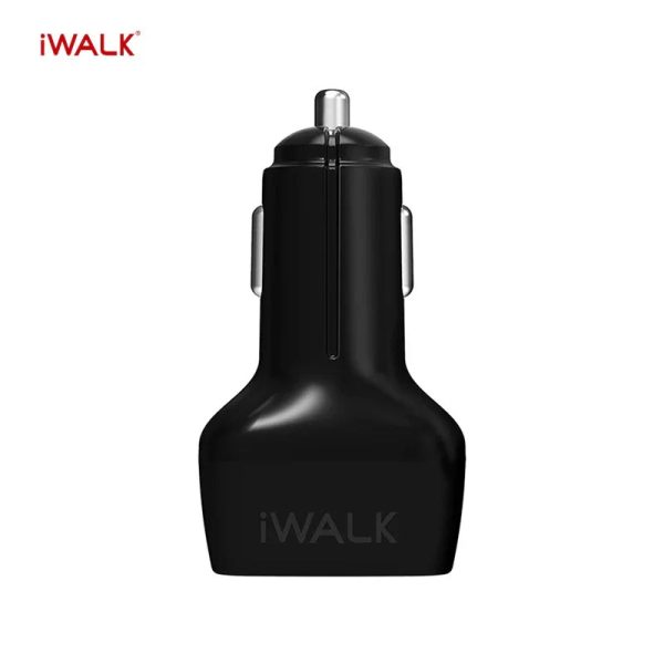 iWalk Power Delivery Car Charger - Black - Tashqila