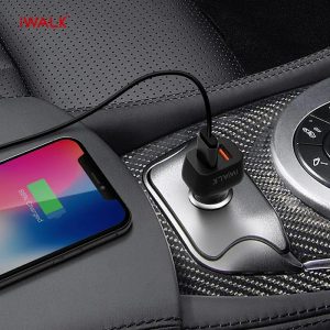 iWalk Power Delivery Car Charger - Black - Tashqila