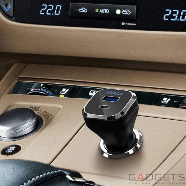 iWalk Car Charger Power Delivery & Qc 3.0 - Tashqila