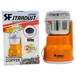 Stardust Japan Coffee Grinder 100gm 200W - Orange - Tashqila