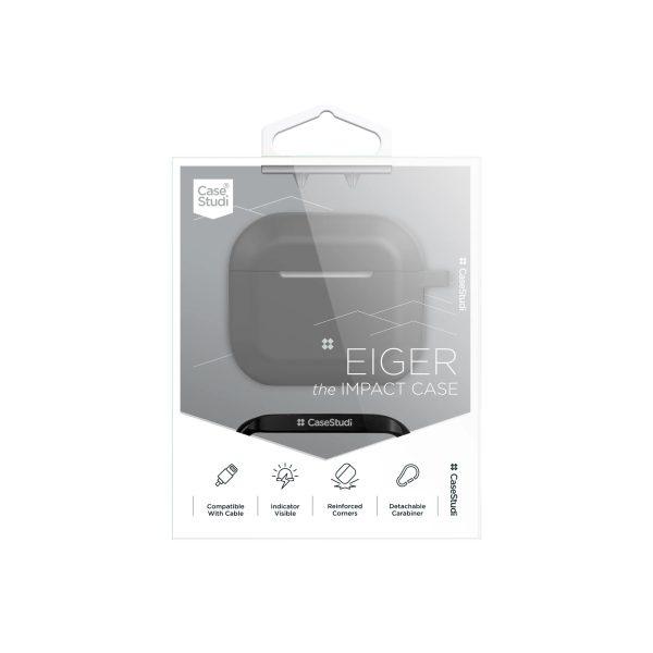 Casestudi Eiger Series Case For Airpods 3 - Grey - Tashqila
