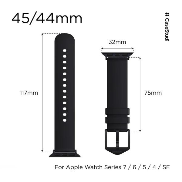 Casestudi Watch 49/46/45/44 Mm USL Series Strap - Black - Tashqila