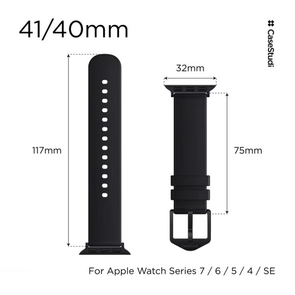 Casestudi Watch 49/46/45/44 Mm USL Series Strap - Black - Tashqila