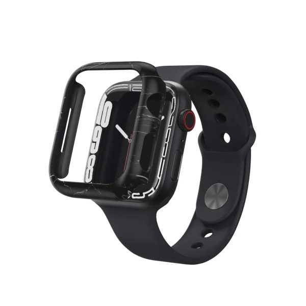 Casestudi Prismart Series Case For Apple Watch 44/45mm - Marble Black - Tashqila