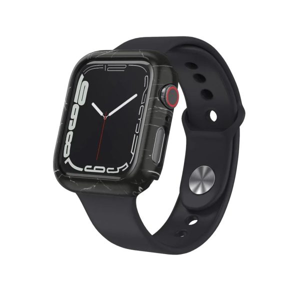 Casestudi Prismart Series Case For Apple Watch 44/45mm - Marble Black - Tashqila