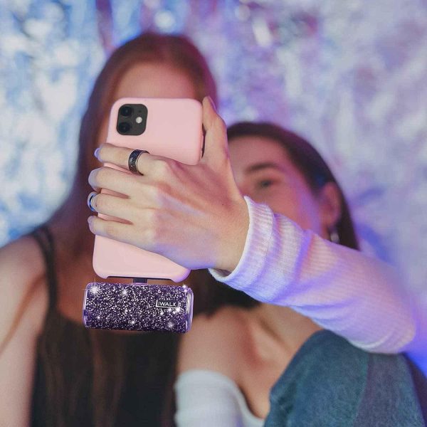 iWalk 4500mAh Lightning Pocket Power Bank - Purple Diamond