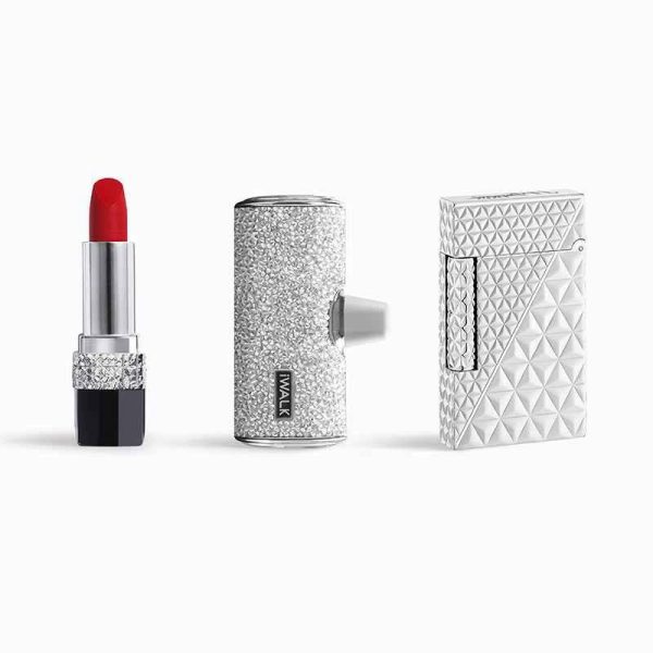 iWalk 4500mAh Lightning Pocket Power Bank - Silver Diamond