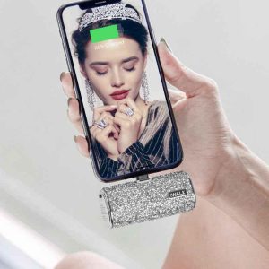 iWalk 4500mAh Lightning Pocket Power Bank - Silver Diamond