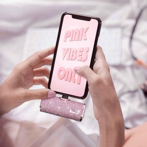 iWalk 4500mAh Lightning Pocket Power Bank - Pink Diamond