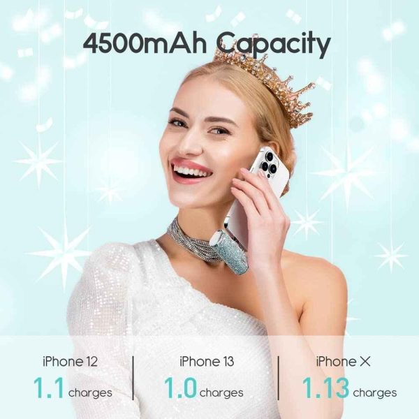 iWalk 4500mAh Lightning Pocket Power Bank - Blue Diamond