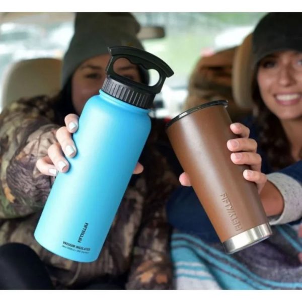 Fifty/Fifty 1L Bottle 3 Finger Lid - Blue - Tashqila