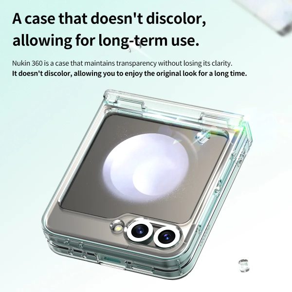 Araree Samsung Z Flip 6 Nukin 360 Case - Clear - Tashqila