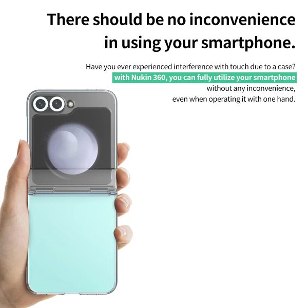 Araree Samsung Z Flip 6 Nukin 360 Case - Clear - Tashqila