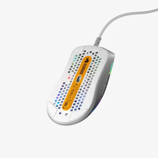 Glorious Model O2 Mini Wired Gaming Mouse - Matte White - Tashqila