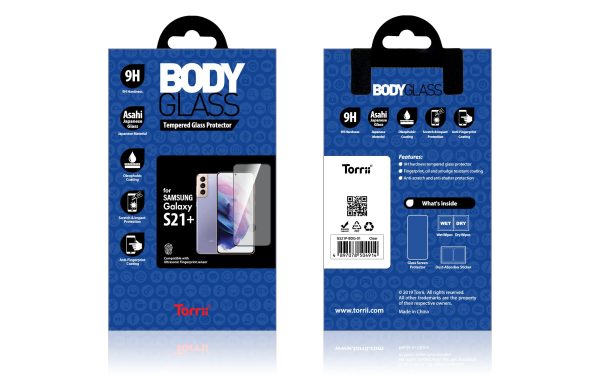 Torrii Bodyglass Screen Protector For Samsung Galaxy S21 Plus - Clear - Tashqila