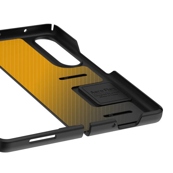Araree Aeroflex Case For Z Fold 4 - Black - Tashqila