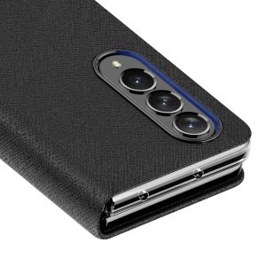 Araree Bonnet C Diary Case For Z Fold 4 - Black - Tashqila