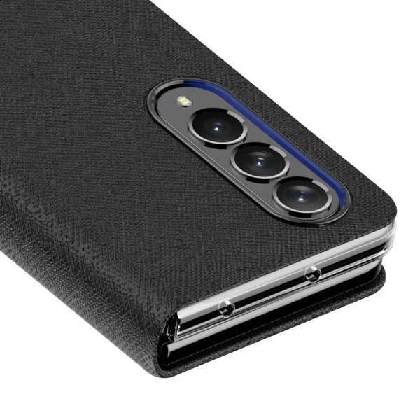 Araree Bonnet C Diary Case For Z Fold 4 - Black - Tashqila