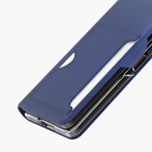 Araree Bonnet C Diary Case For Z Fold 4 - Ash Blue - Tashqila