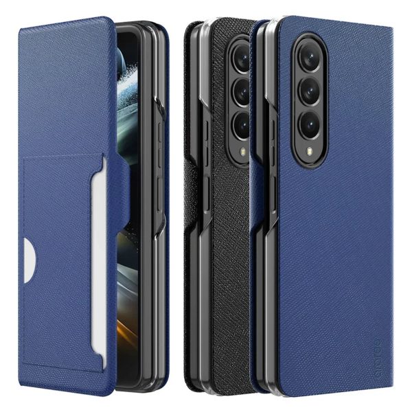 Araree Bonnet C Diary Case For Z Fold 4 - Ash Blue - Tashqila