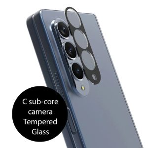 Araree C-Sub Core Camera Lense Tempered Glass For Z Fold 4 - Clear - Tashqila