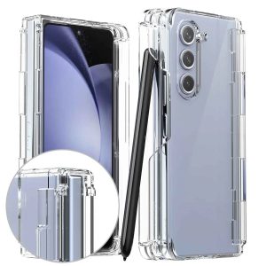 Araree Z Fold 5 Nukin 360 Case With Pencil Slot- Clear