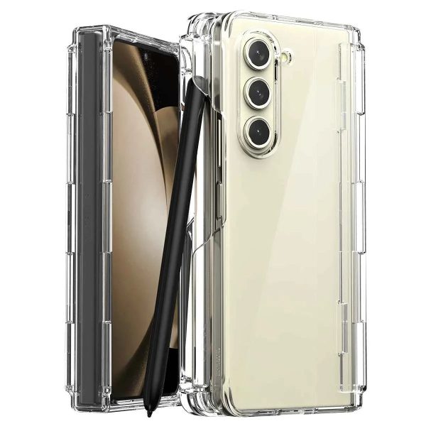 Araree Z Fold 5 Nukin 360 Case With Pencil Slot- Clear