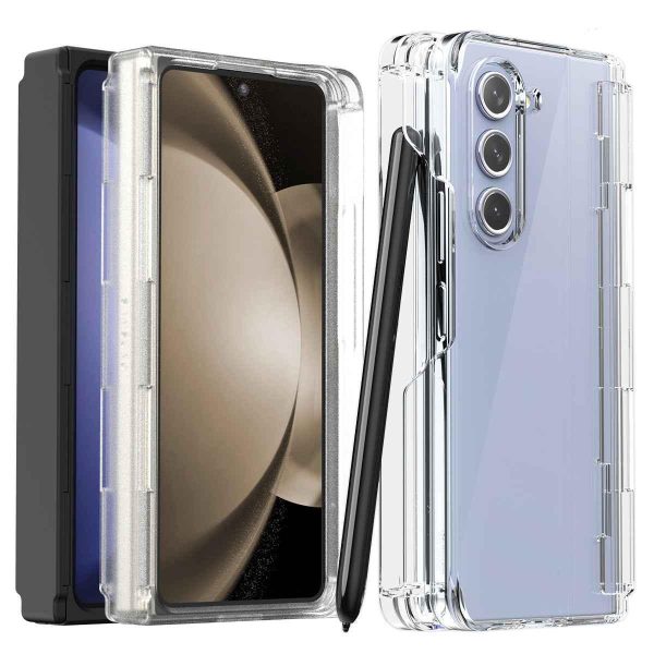 Araree Z Fold 5 Nukin 360 Case With Pencil Slot- Clear