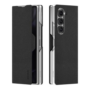 Araree Samsung Z Fold 6 Bonnet Diary Case - Black - Tashqila