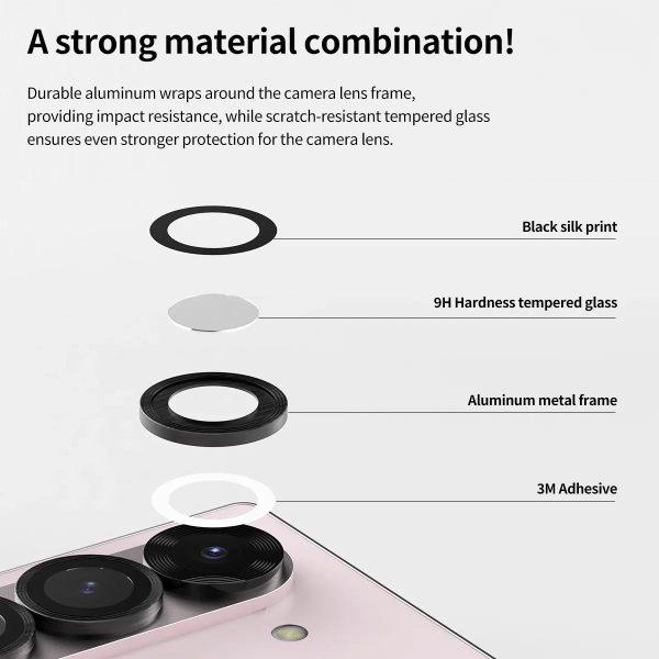 Araree Samsung Z Fold 6 Core Camera Metal Ring - Clear - Tashqila