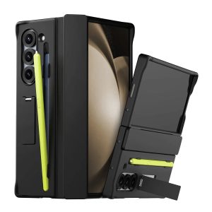 Araree Samsung Z Fold 6 Nukin 360 Stand + Pencil Slot Case - Black - Tashqila