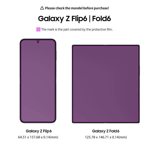 Araree Pure Galaxy Z Fold6 Film Inner Screen Protector - Clear - Tashqila