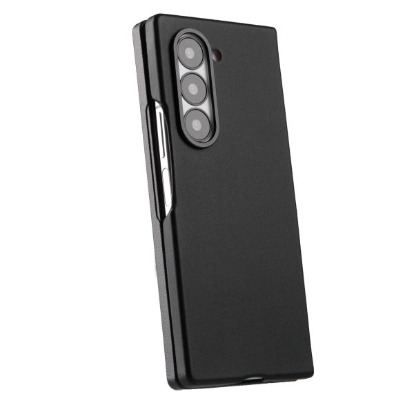 Melkco Galaxy Z Fold6 Origin Series PU Leather Regal Snap Cover - Black - Tashqila