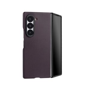 Melkco Galaxy Z Fold6 Origin Series PU Leather Regal Snap Cover - Dark Purple - Tashqila