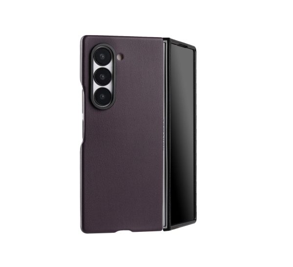 Melkco Galaxy Z Fold6 Origin Series PU Leather Regal Snap Cover - Dark Purple - Tashqila
