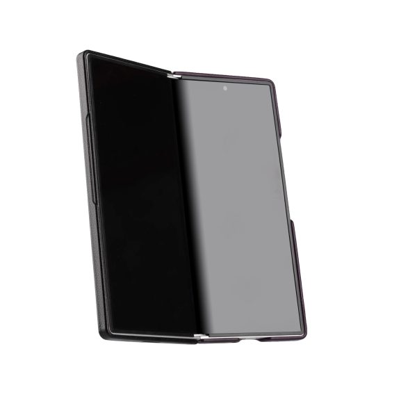 Melkco Galaxy Z Fold6 Origin Series PU Leather Regal Snap Cover - Dark Purple - Tashqila