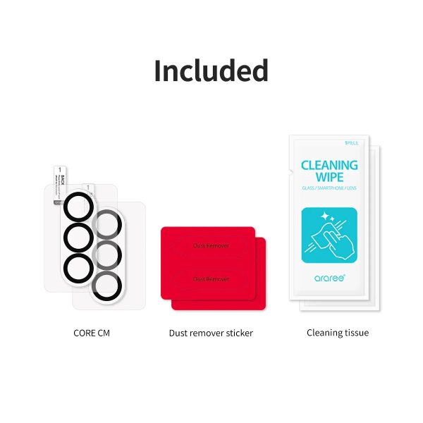 Samsung Z Fold7 Camera Araree Full Lens Protector - Clear (2Pcs) - Image 6