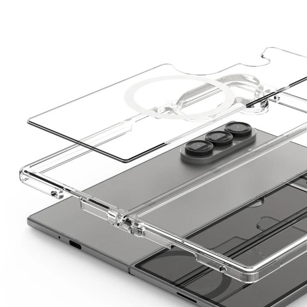 Samsung Z Fold7 Araree Duple Magsafe Case - Clear - Image 4